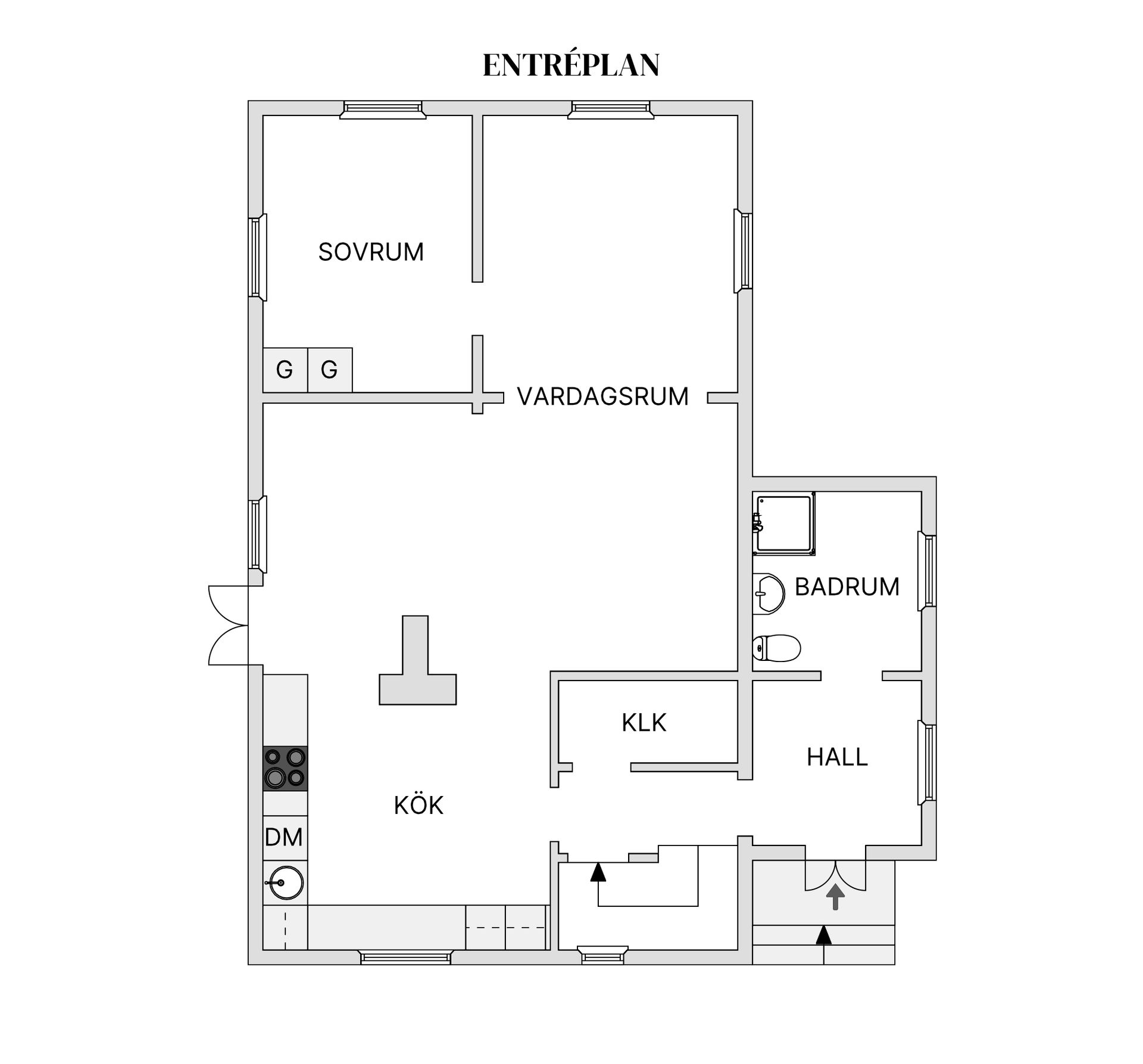 Villa, Sidsjövägen 16, Centralt Sundsvall, Sundsvall
