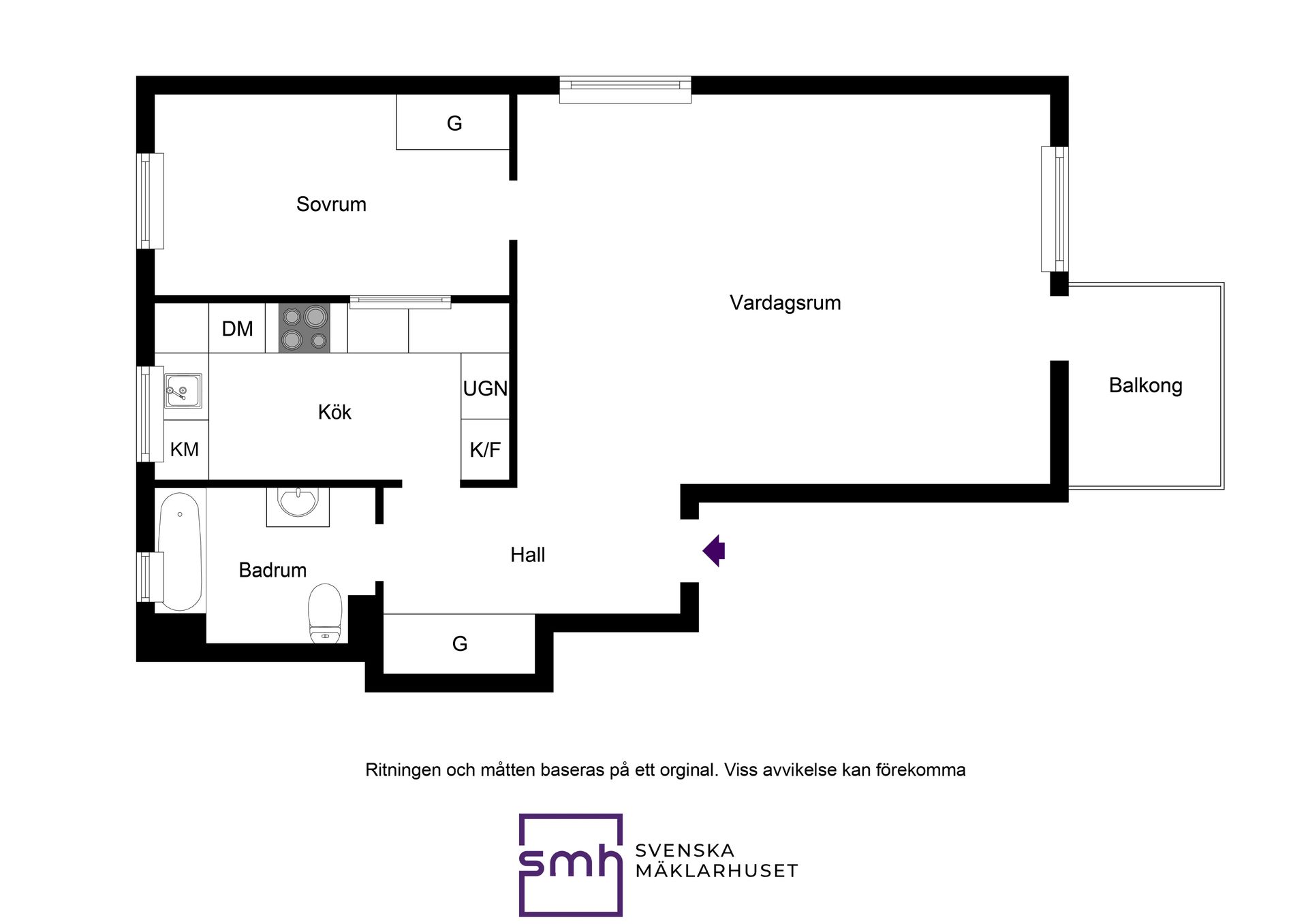 Bostadsrätt, Spångavägen 42A, Bromma / Brommaplan, Stockholm