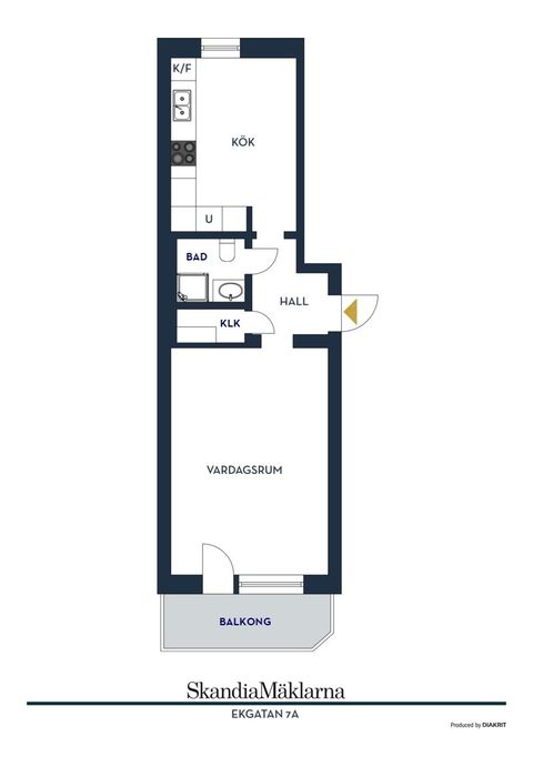 Bostadsrätt, Ekgatan 7A, Jönköping
