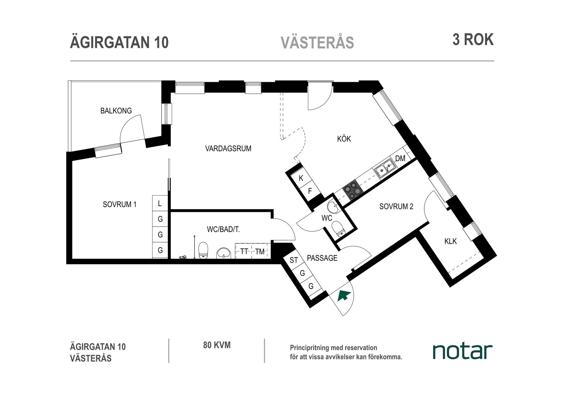 Bostadsrätt, Ägirgatan 10, Öster Mälarstrand, Västerås