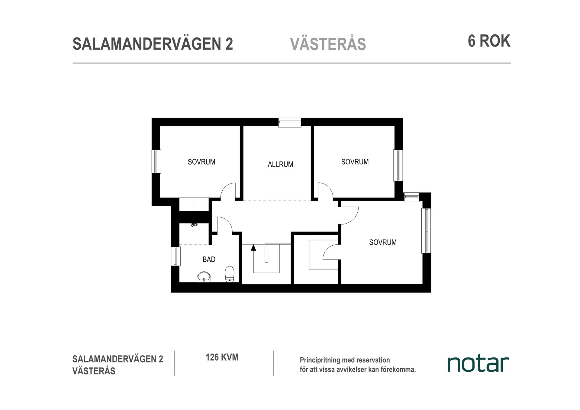 Radhus, Salamandervägen 2, Gäddeholm, Västerås