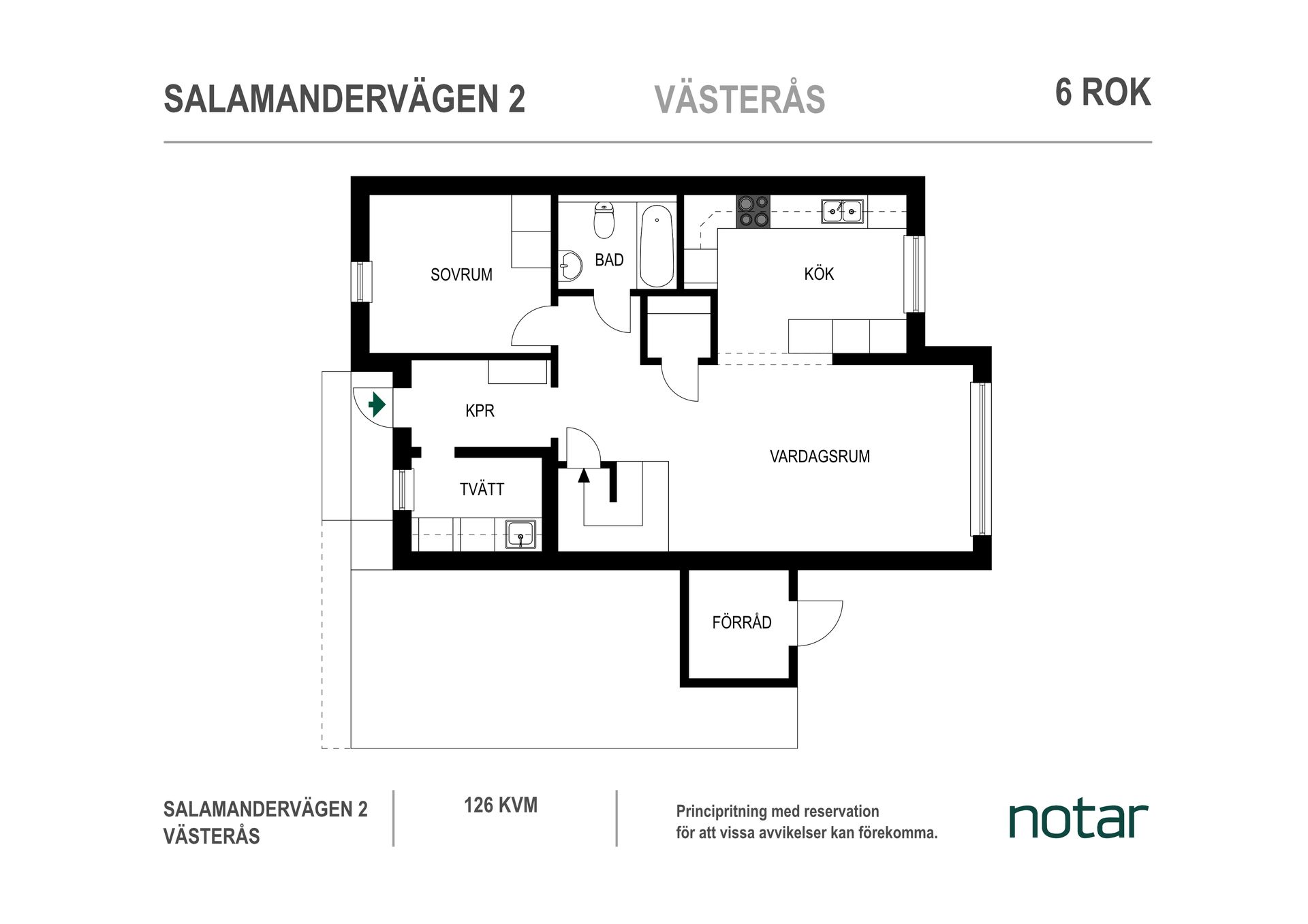 Radhus, Salamandervägen 2, Gäddeholm, Västerås