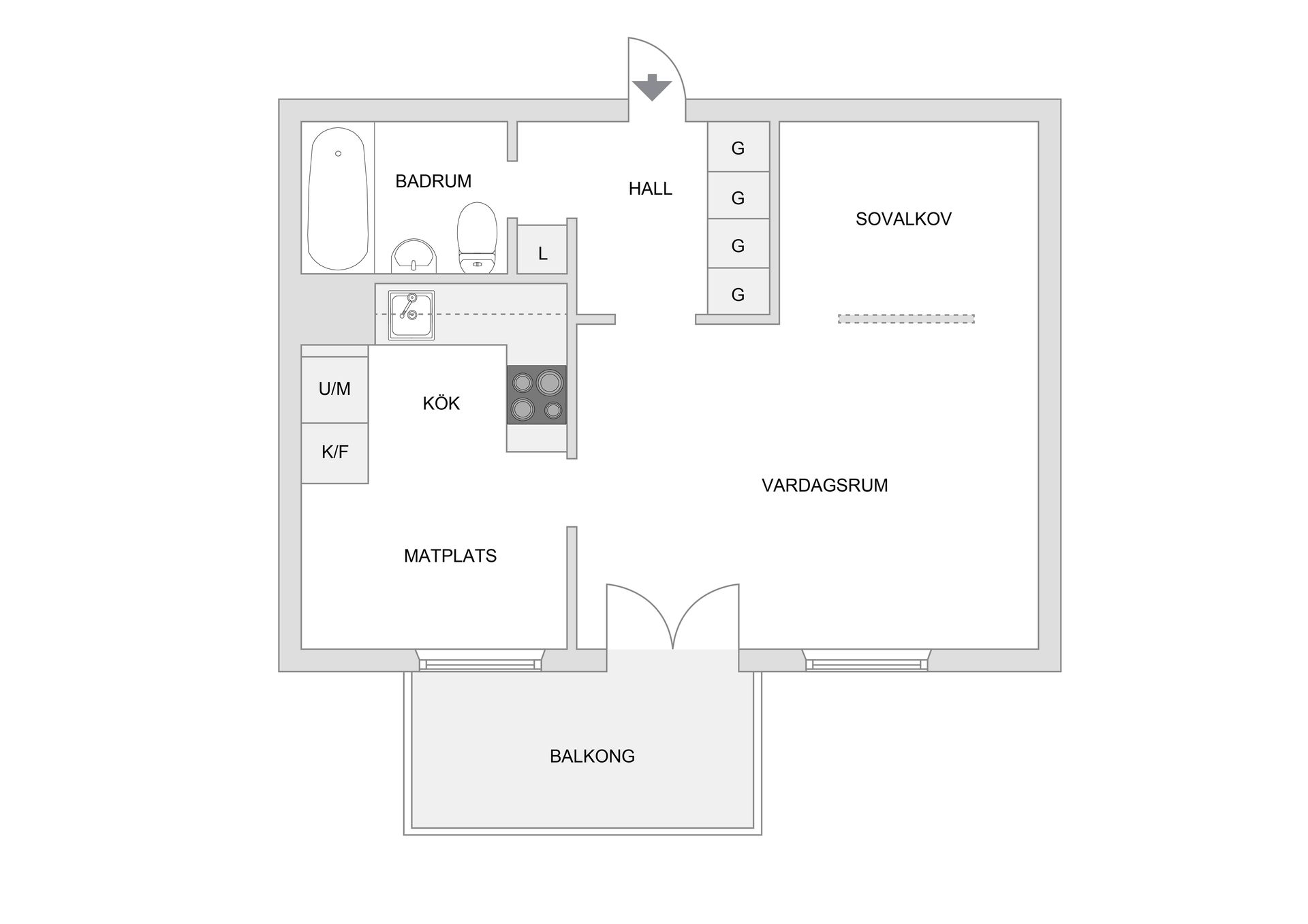 Bostadsrätt, Svetsarvägen 23, 3tr, Kallhäll, Järfälla