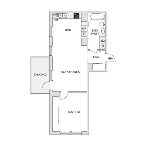 Bostadsrätt, Lämmelgränd 5, Stockholm