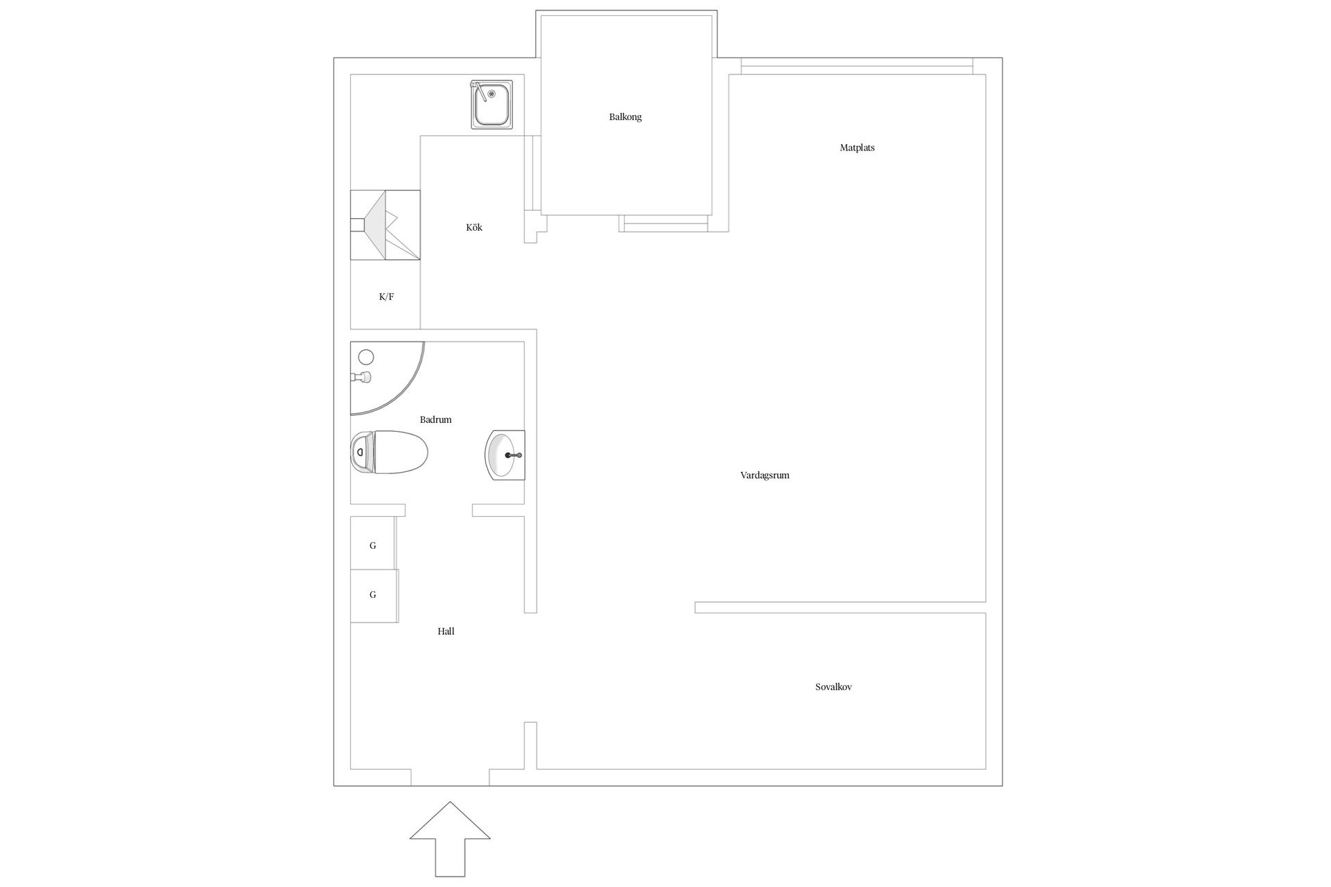 Bostadsrätt, Jungfruplatsen 1A, Mölndal - Jungfruplatsen, Mölndal