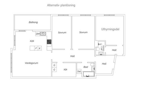Bostadsrätt, Fastlagsvägen 46, Hägerstensåsen/Telefonplan, Stockholm