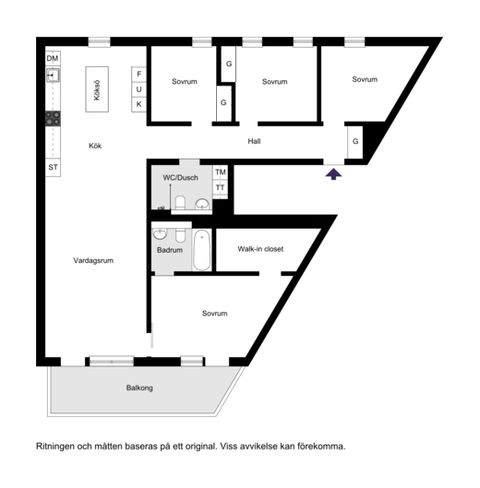 Bostadsrätt, Storsegelvägen 6, vån 3, Gröndal Strand, Stockholm