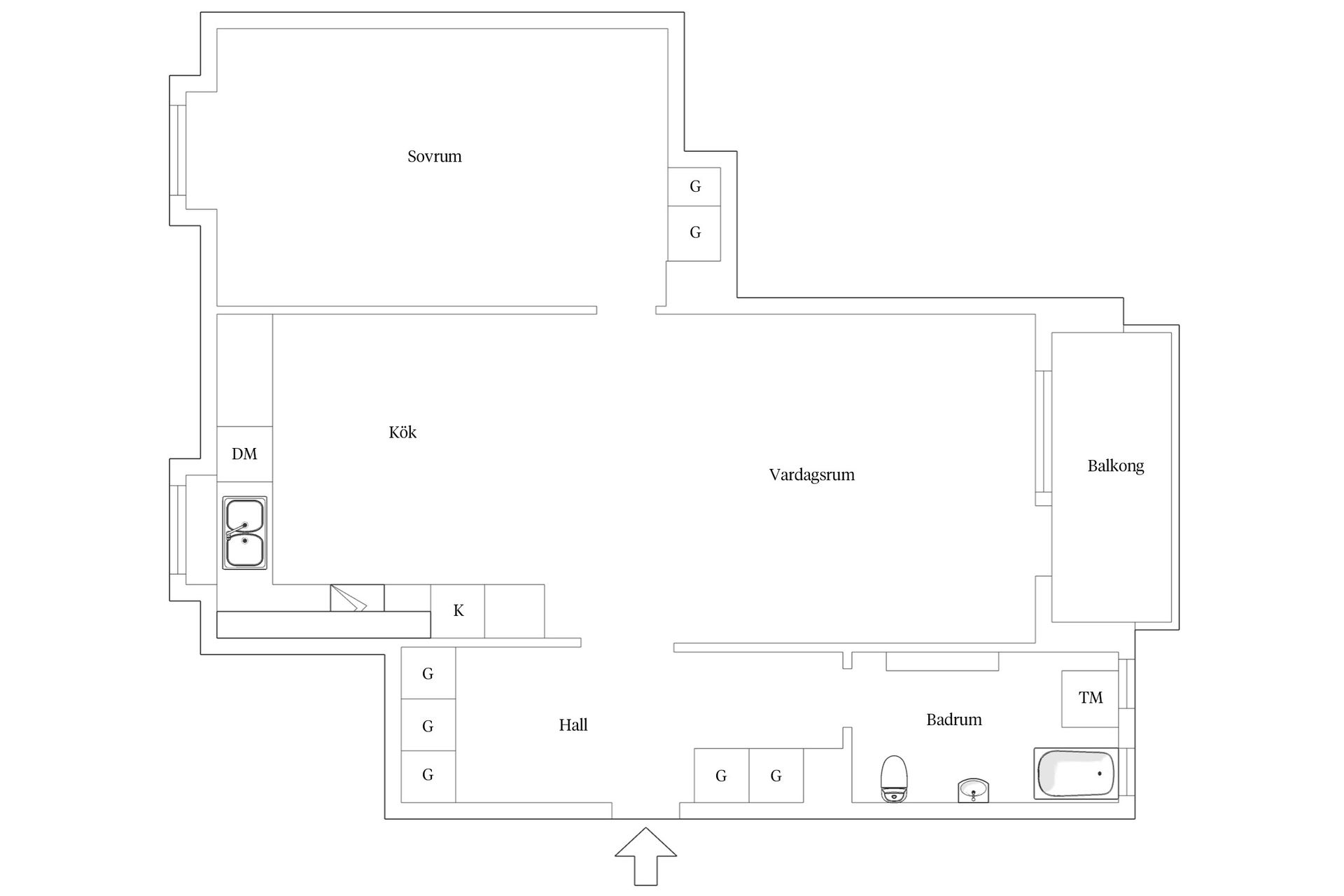 Bostadsrätt, Kristinebergsvägen 12, Kungsholmen - Thorildsplan, Stockholm