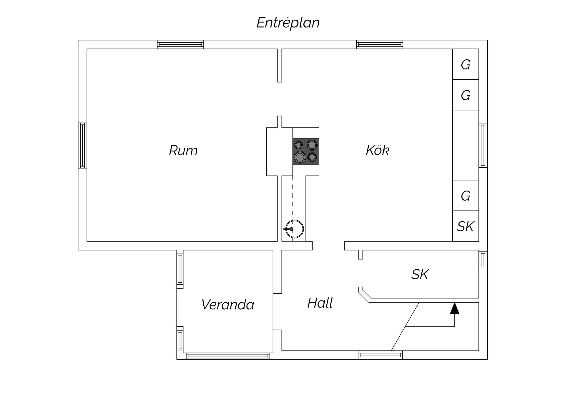 Villa, Utsiktsvägen 20, Kramfors
