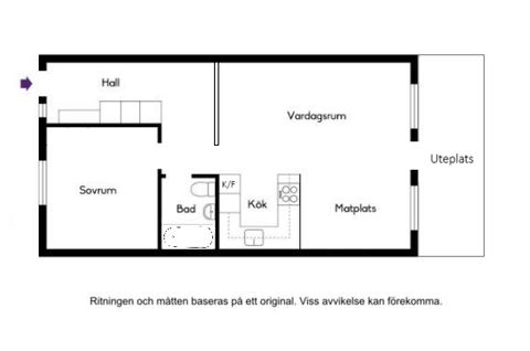 Bostadsrätt, Kavallerivägen 2C, Västra Bällsta, Vallentuna
