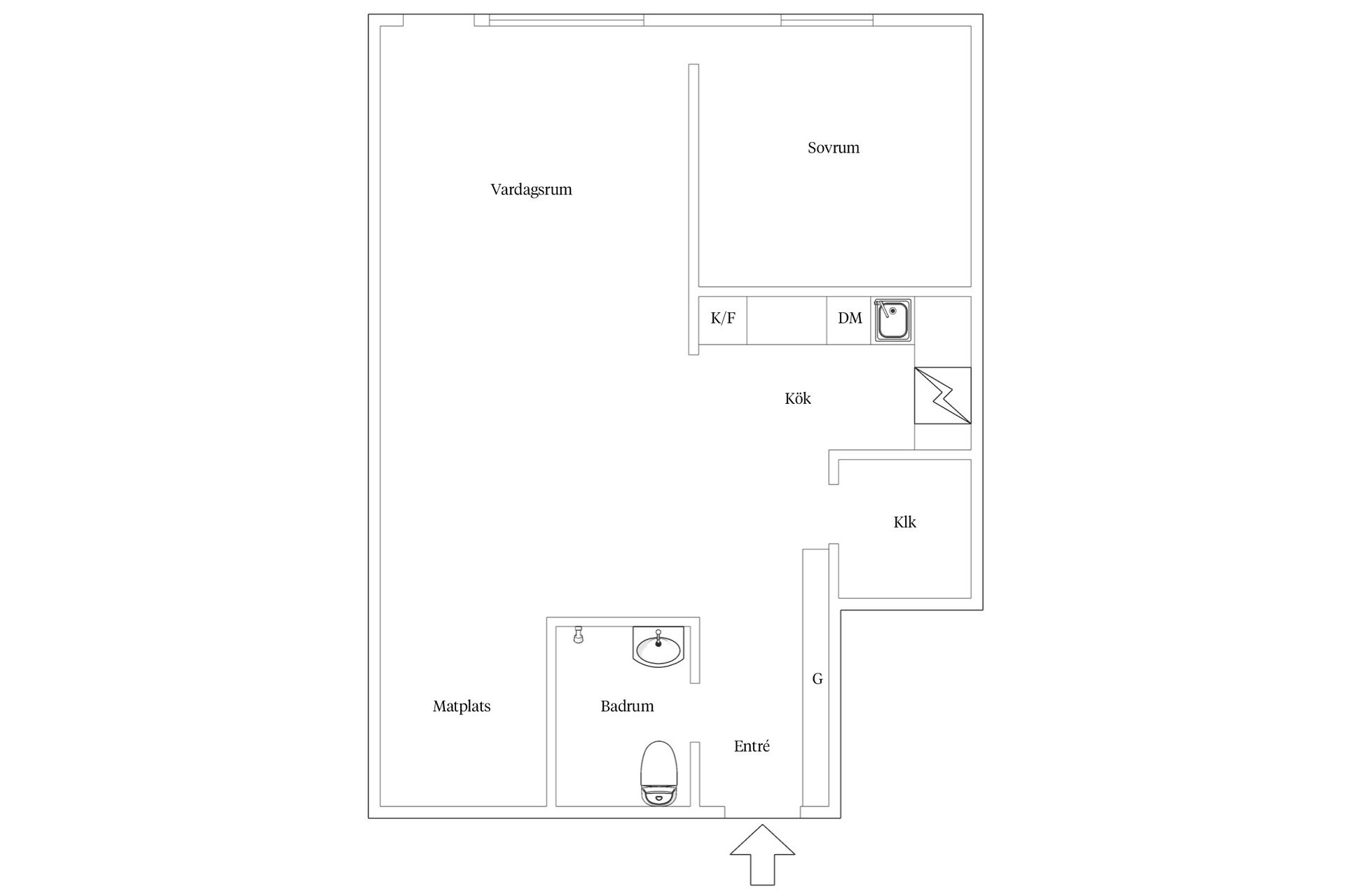 Bostadsrätt, Bondegatan 18, Södermalm Katarina, Stockholm