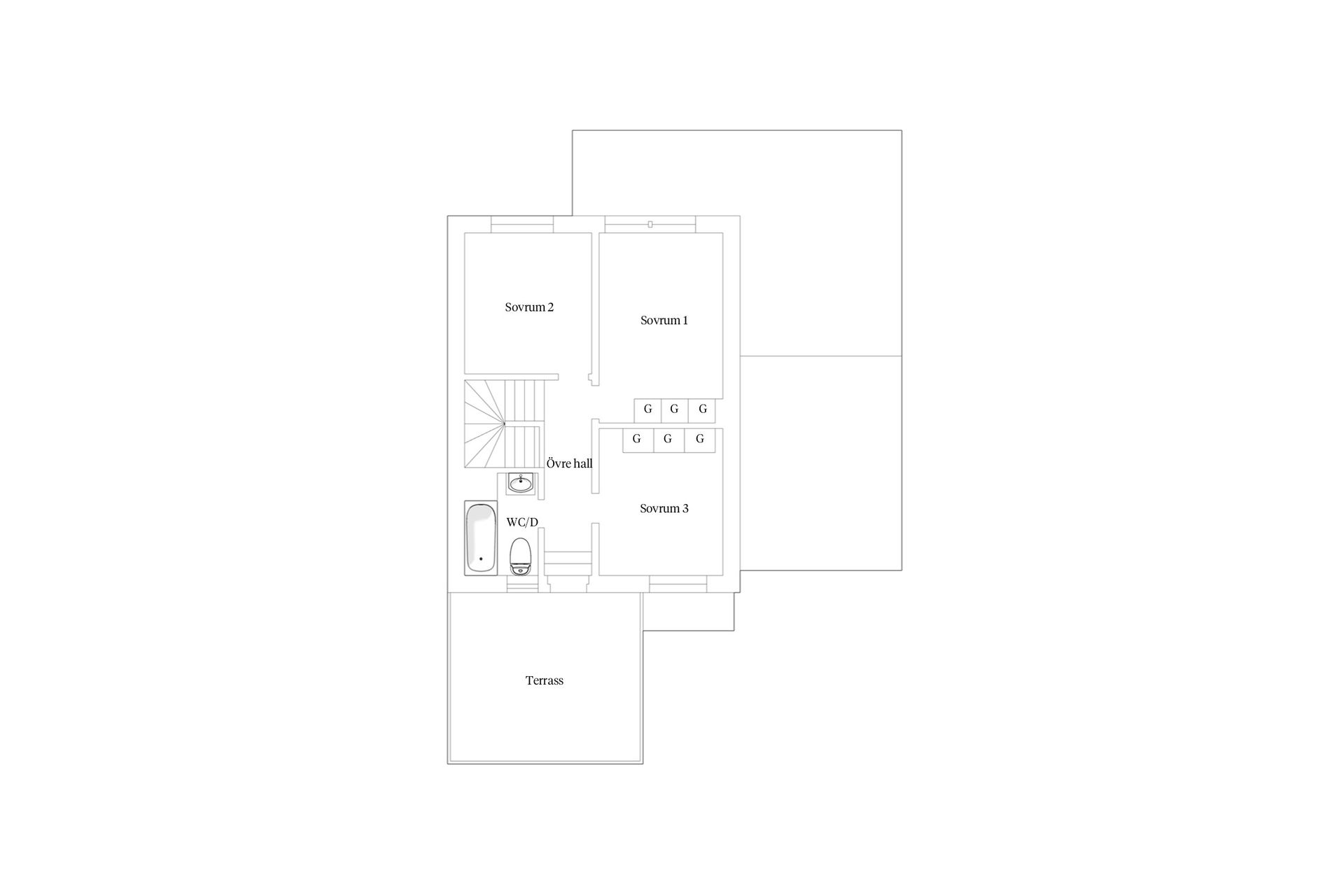 Radhus, Finlandsgatan 2, Lillhamra, Västerås