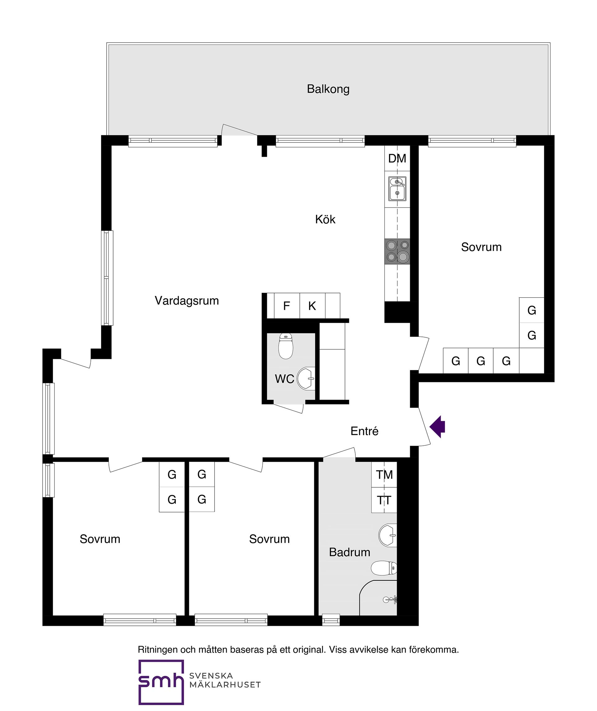 Bostadsrätt, Handelsvägen 52, Enskede - Gamla Enskede, Stockholm