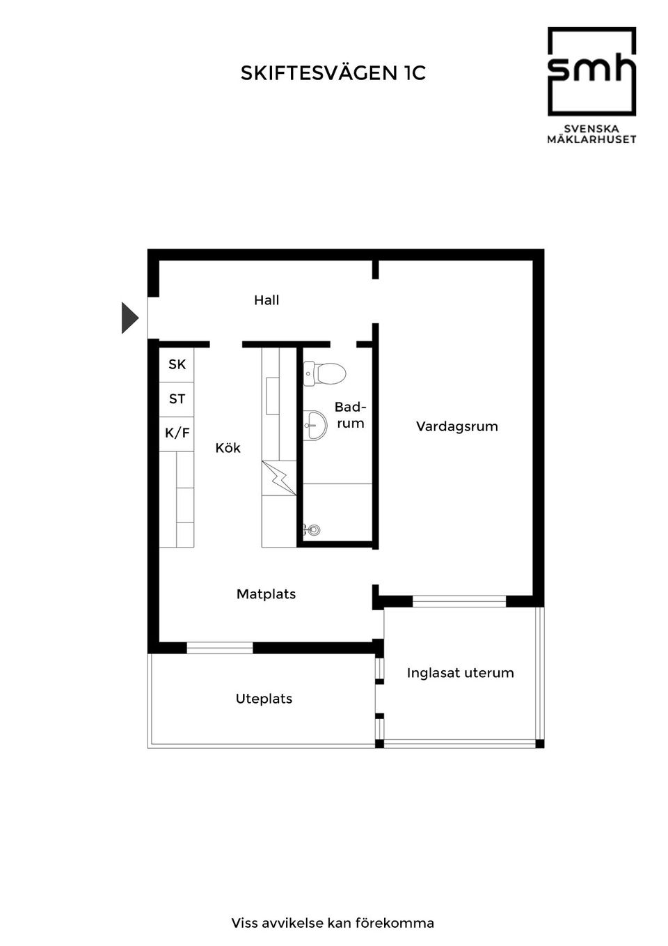 Bostadsrätt, Skiftesvägen 1C, Lasarettet, Landskrona