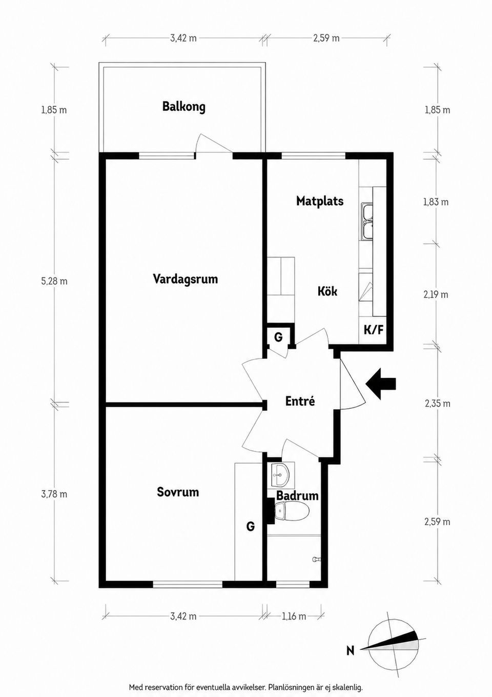 Bostadsrätt, Stabbegatan 69, Björkekärr, Göteborg