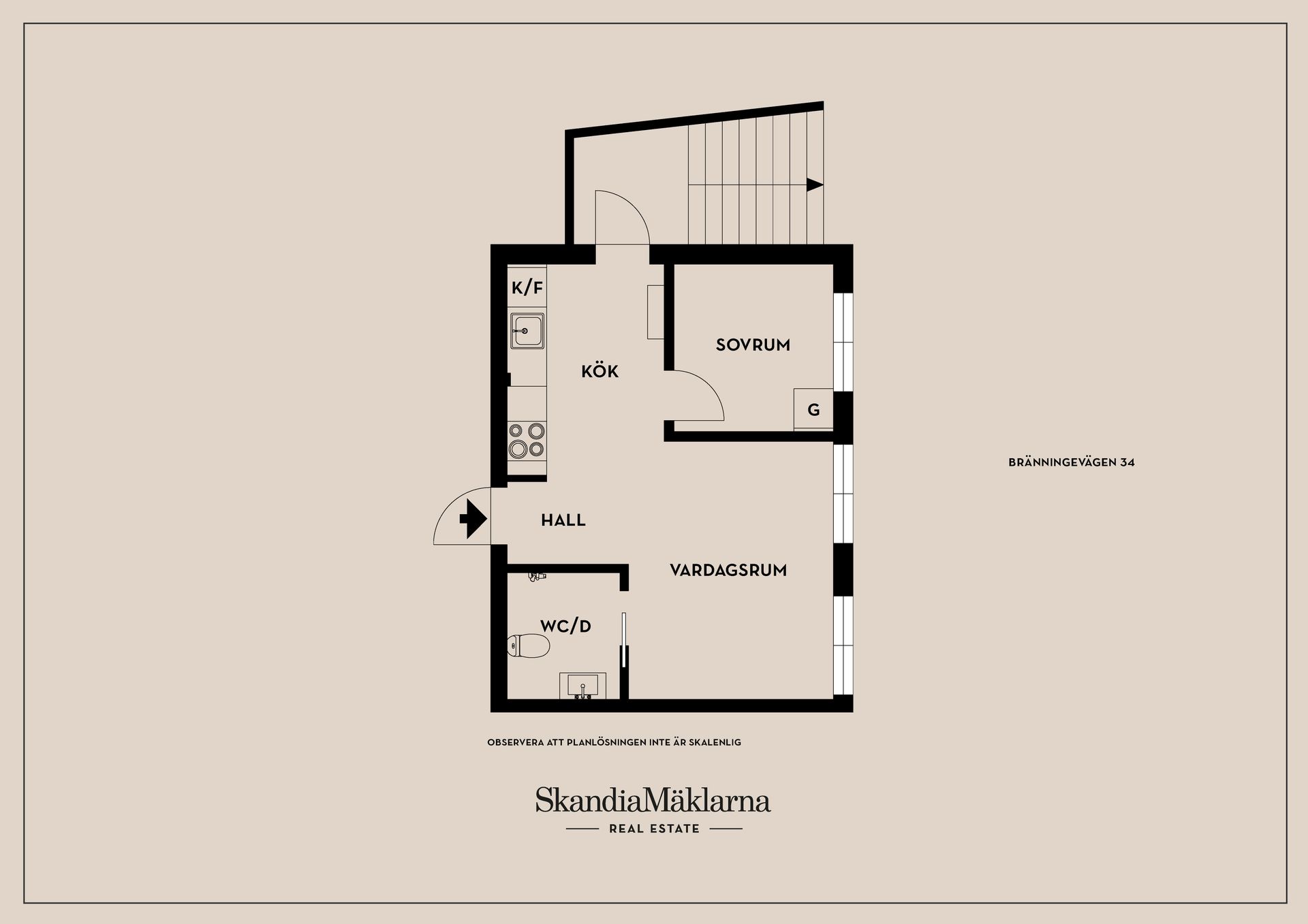 Bostadsrätt, Bränningevägen 34, Årsta, Stockholm