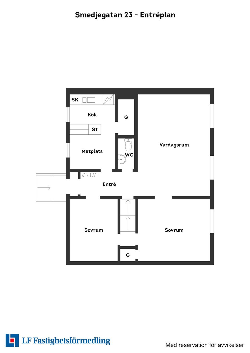Radhus, Smedjegatan 23, Nyhem, Halmstad