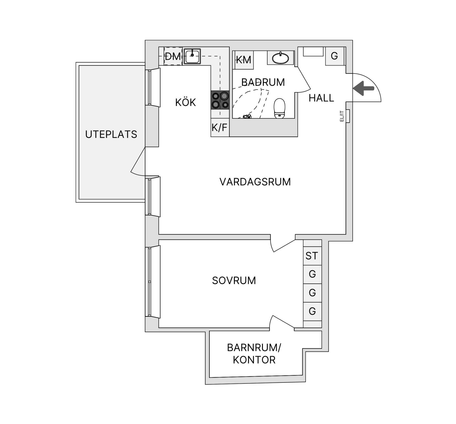 Bostadsrätt, Bondegatan 95, Södermalm - Sofia, Stockholm