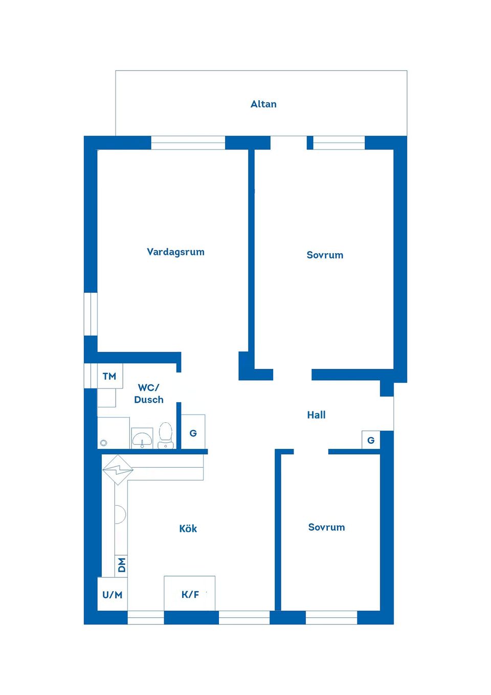 Bostadsrätt, Sockerbruksgatan 63, Söder, Gävle