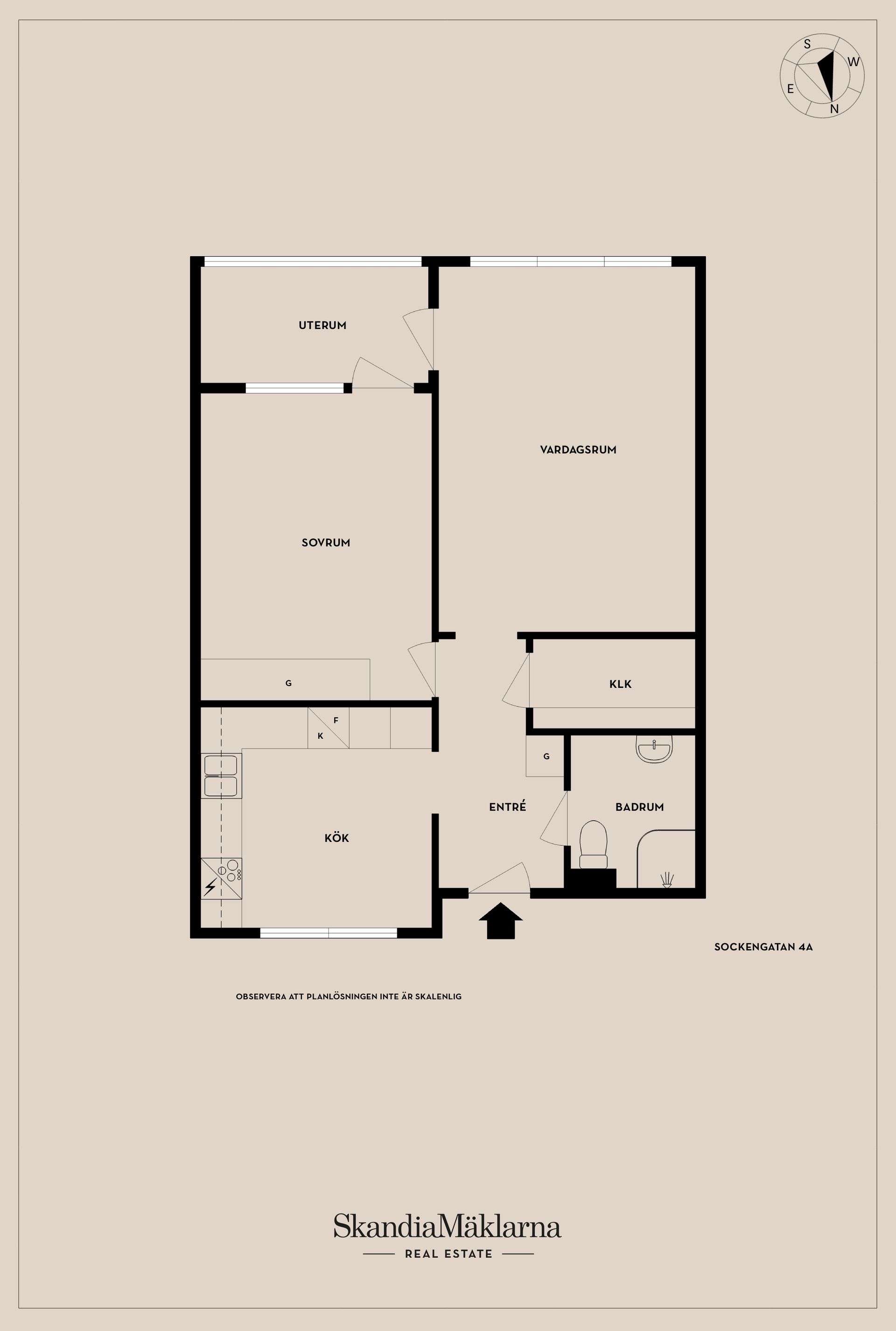 Bostadsrätt, Sockengatan 4A, Rosengården, Helsingborg
