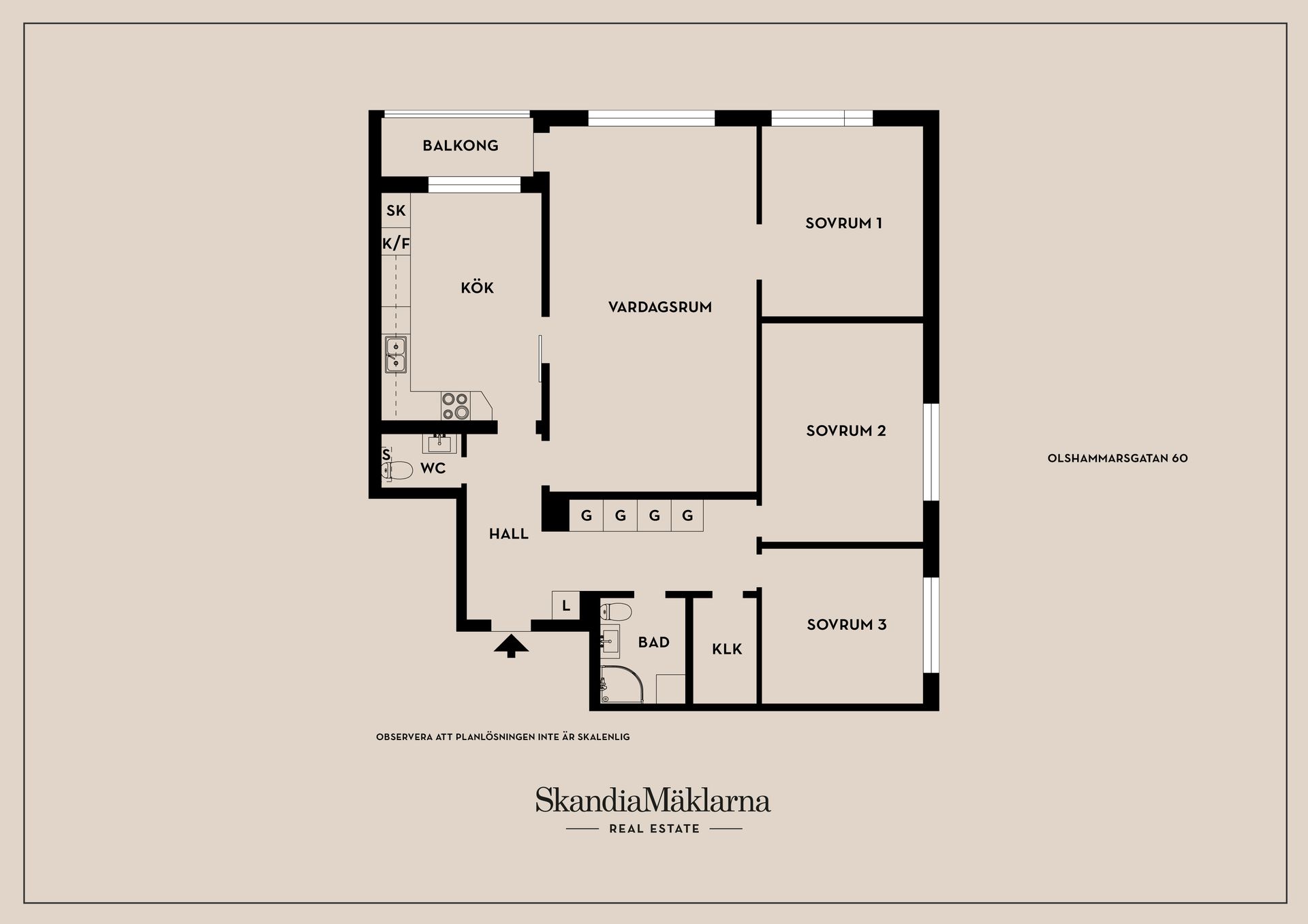Bostadsrätt, Olshammarsgatan 60, Ormkärr, Stockholm