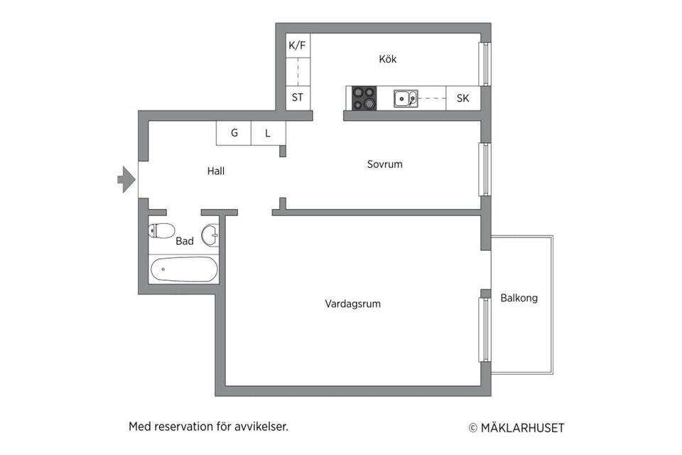Bostadsrätt, Luthagsesplanaden 26A, Luthagen, Uppsala