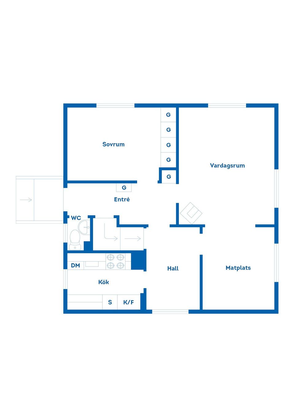 Villa, Bondängen Gripsholmsgränd 6, Mariefred, Strängnäs