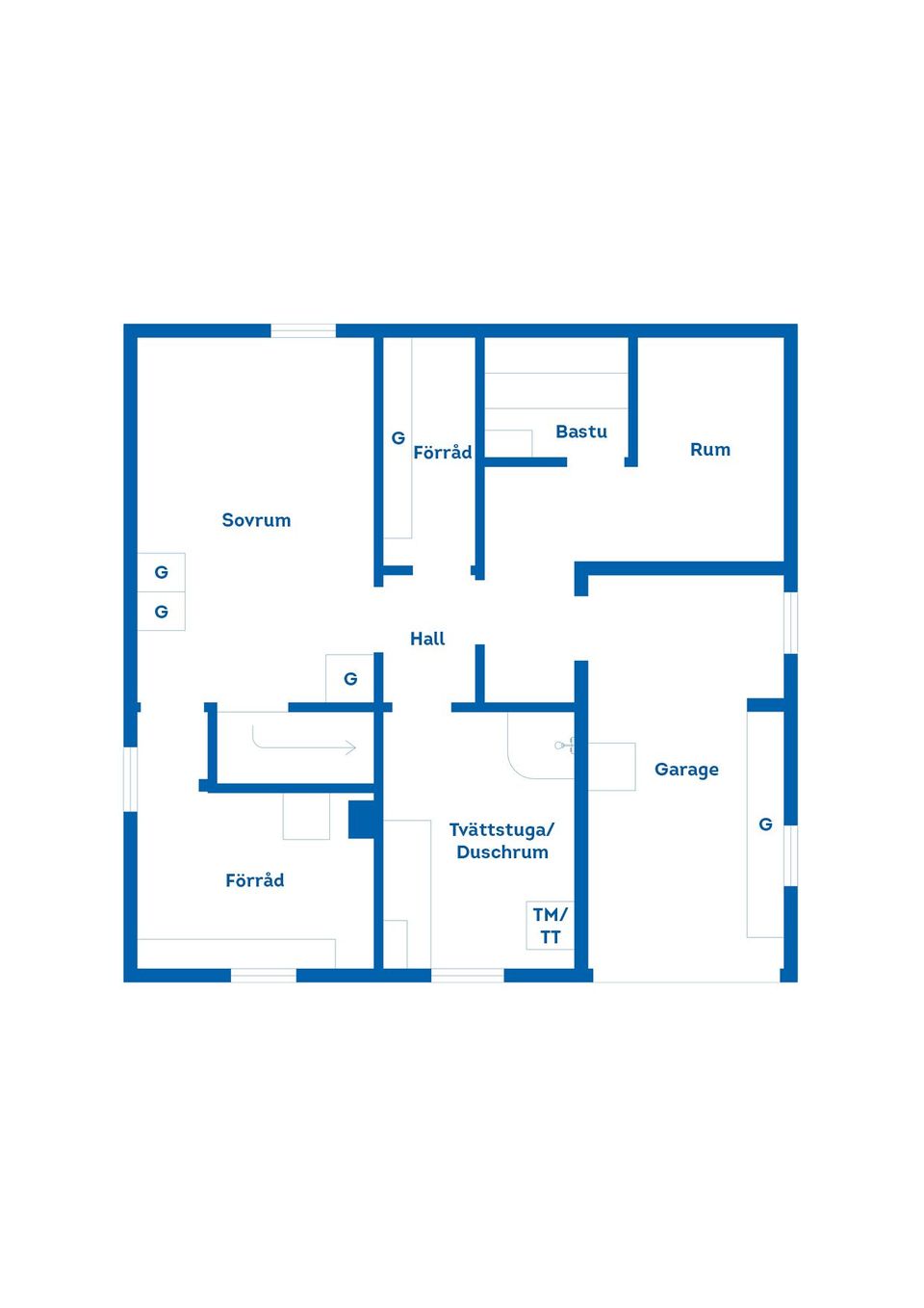 Villa, Bondängen Gripsholmsgränd 6, Mariefred, Strängnäs