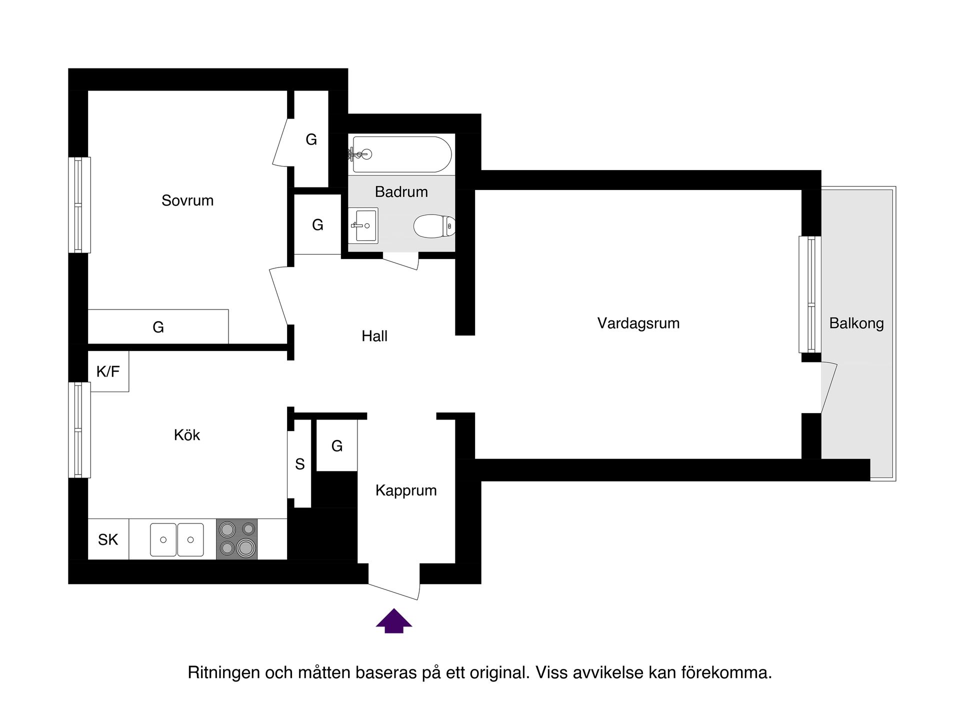 Bostadsrätt, Geijersgatan 23C, Luthagen, Uppsala