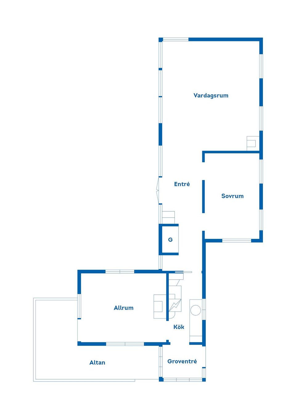 Villa, Kalvshult Västergård 26, Kalvshult, Älmhult