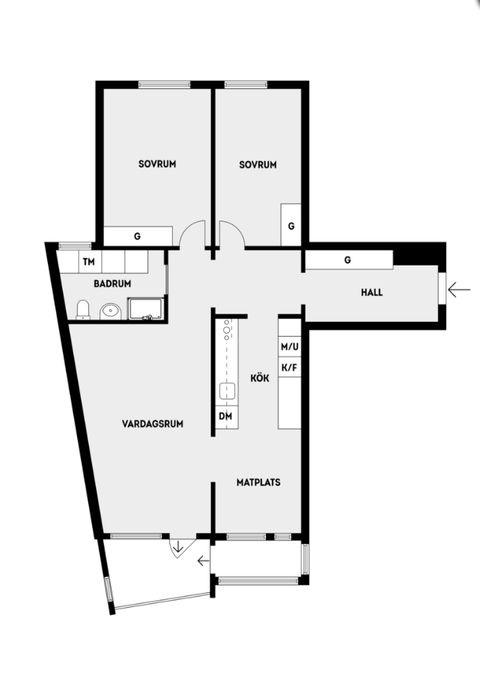 Bostadsrätt, Åkerbyvägen 86, 9tr, Täby Centrum, Täby