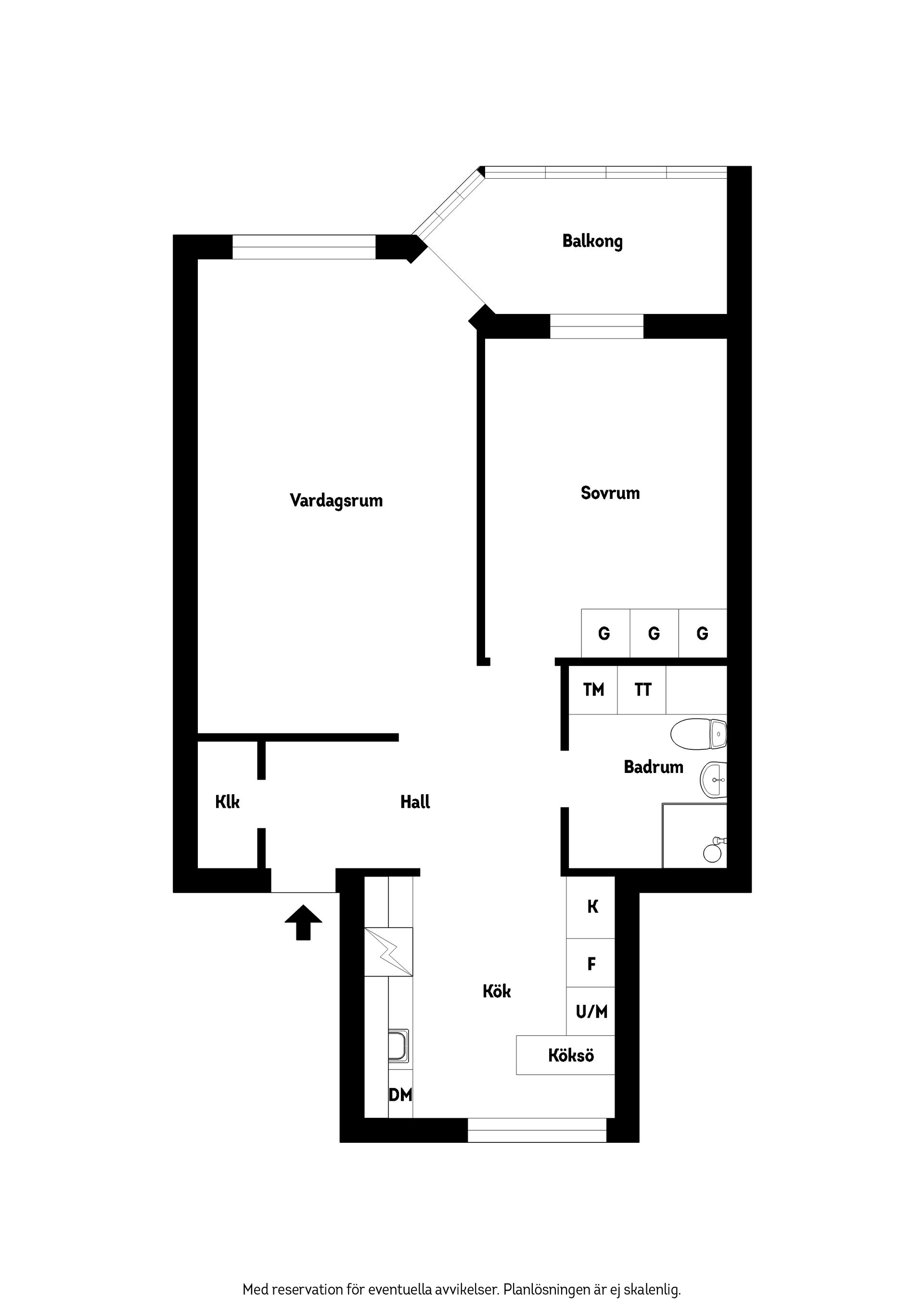Bostadsrätt, Kungsgatan 8B, Väster, Jönköping