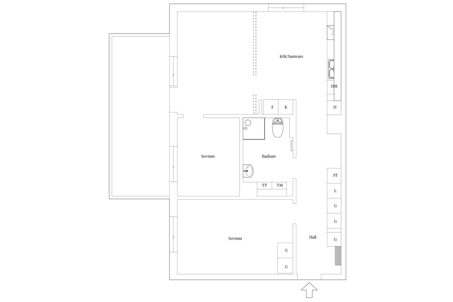Bostadsrätt, Backadalsstigen 2A, Bergsäter, Borås