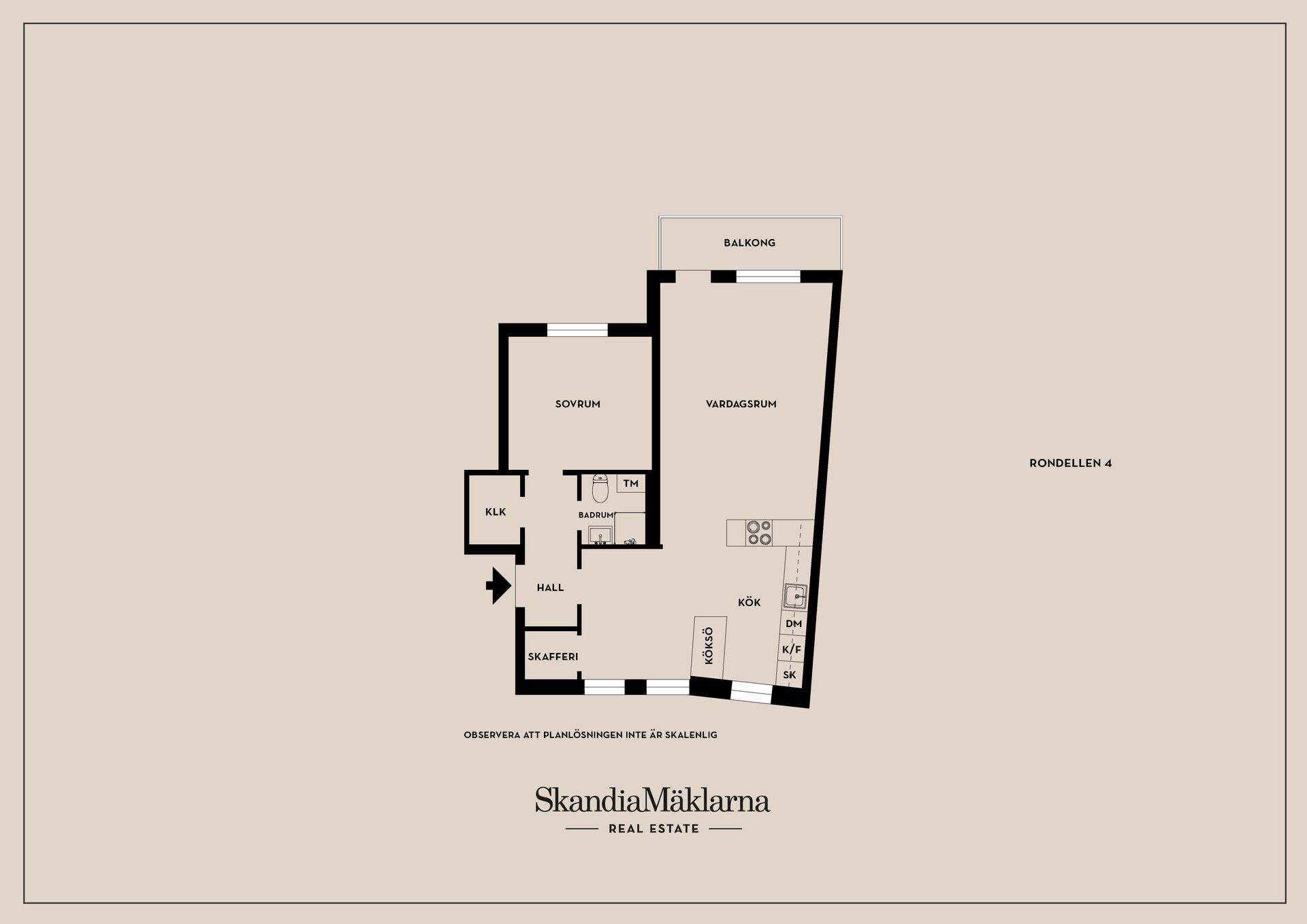 Bostadsrätt, Rondellen 4, Kallhäll, Järfälla