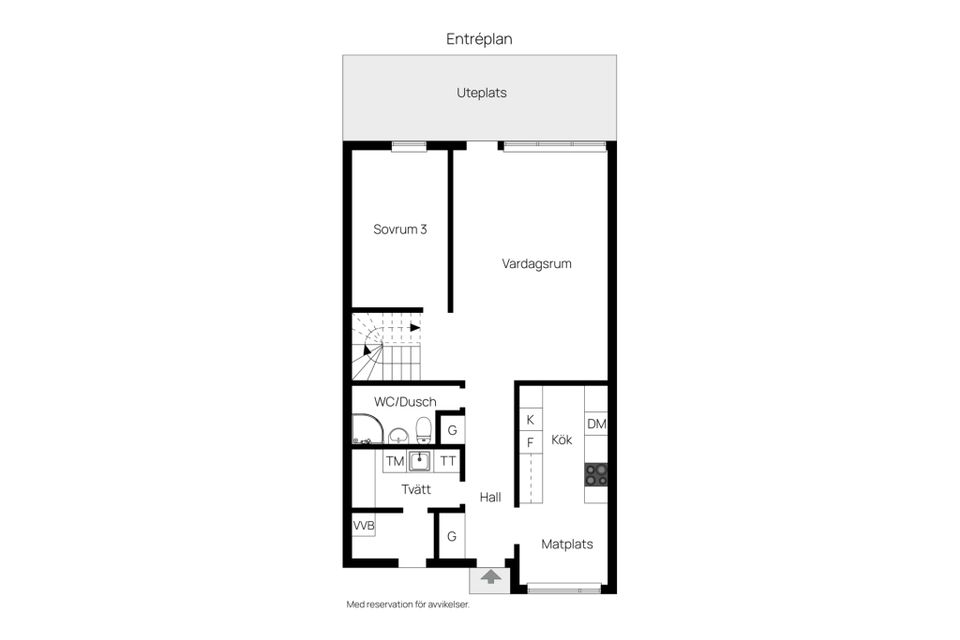 Radhus, Mikrogatan 75, Boda, Borås