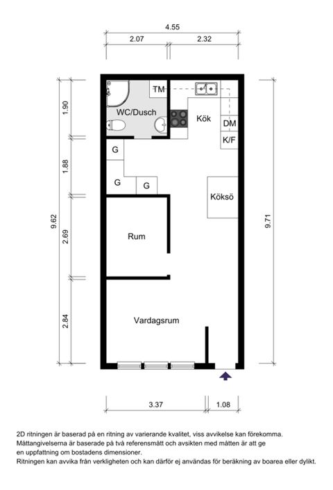 Bostadsrätt, Poppelvägen 17D, Fågelsången, Sollentuna