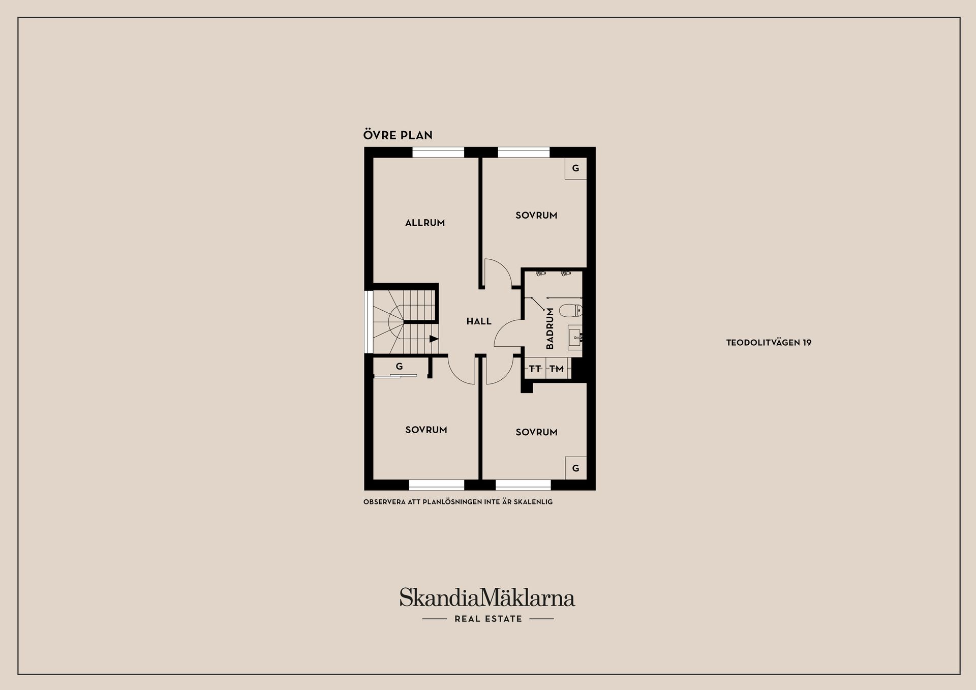 Radhus, Teodolitvägen 19, Högmora, Huddinge