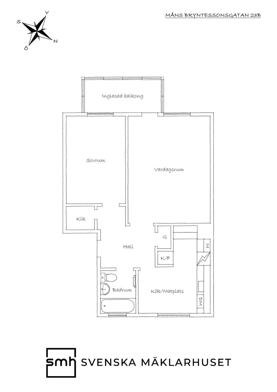 Bostadsrätt, Måns Bryntessonsgatan 23B, Gamlestan / Kviberg, Göteborg