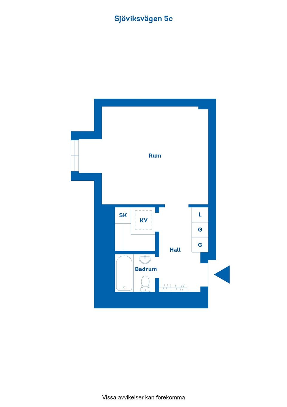 Bostadsrätt, Sjöviksvägen 5c, Finspång