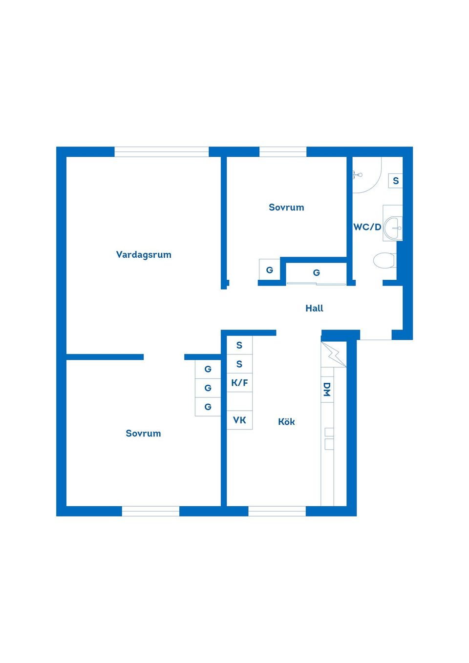 Bostadsrätt, Långgatan 30, Norrstaden, Härnösand