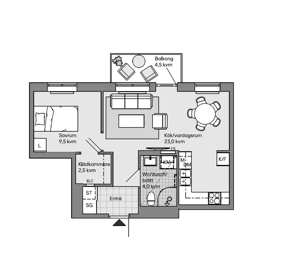 Bostadsrätt, Torrängsgatan 4, Järvastaden, Solna