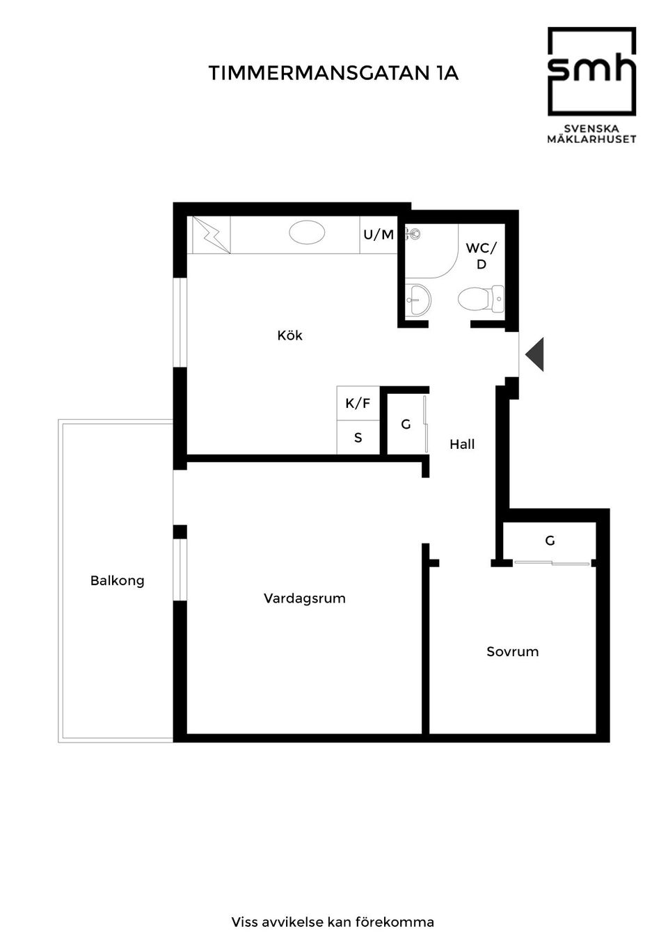 Bostadsrätt, Timmermansgatan 1A, Väster, Landskrona