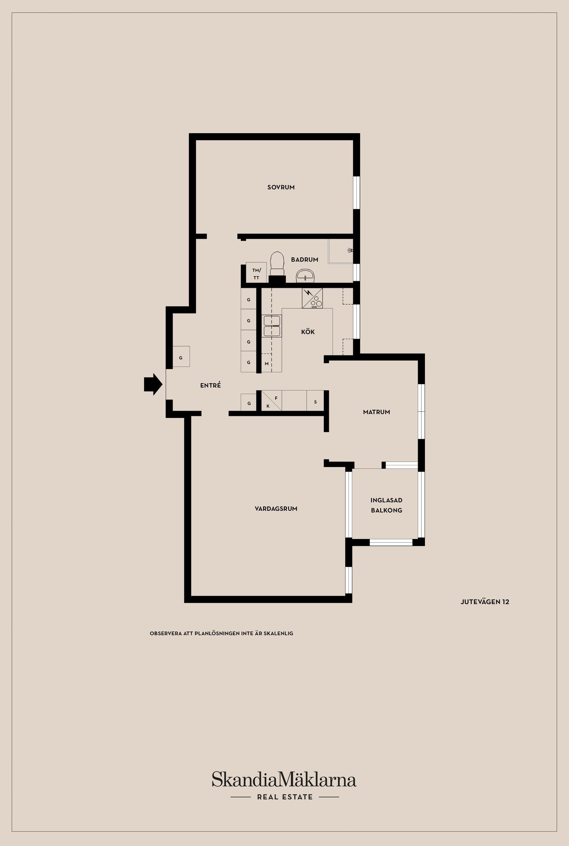 Bostadsrätt, Jutevägen 12, Dalvik, Jönköping