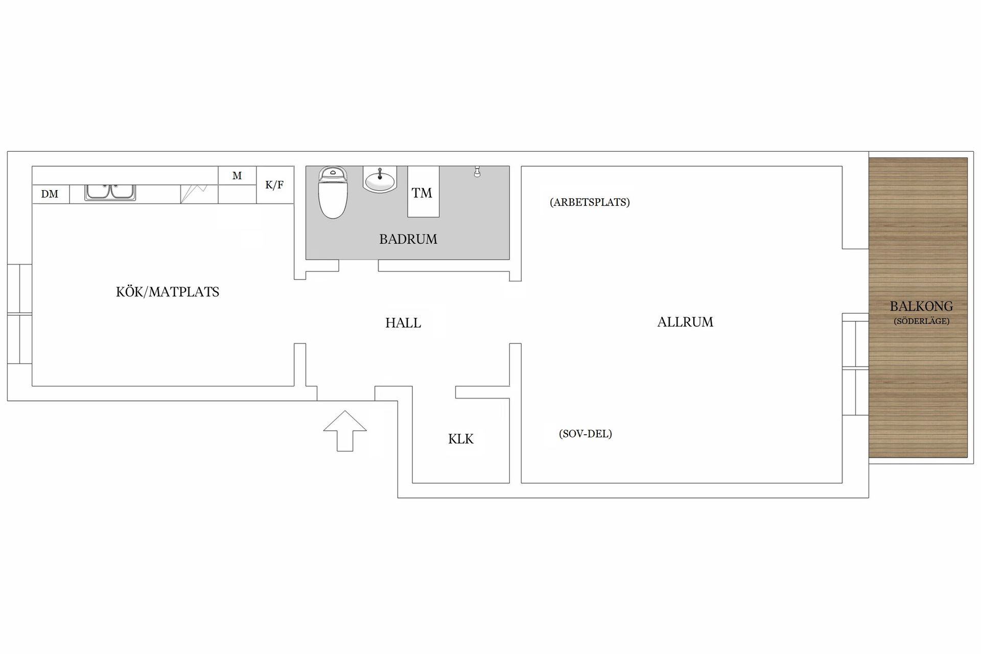 Bostadsrätt, Odengatan 15 A, Öster City, Jönköping