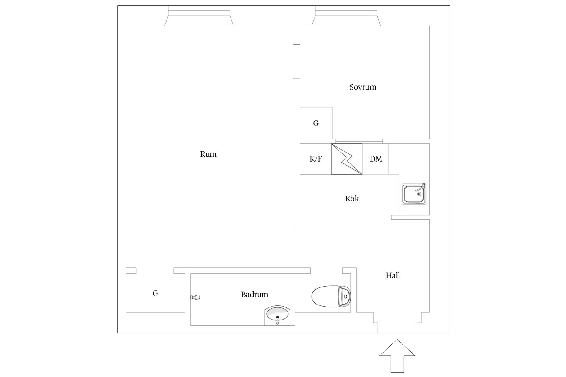 Bostadsrätt, Kristinebergsvägen 3, Kungsholmen - Thorildsplan, Stockholm