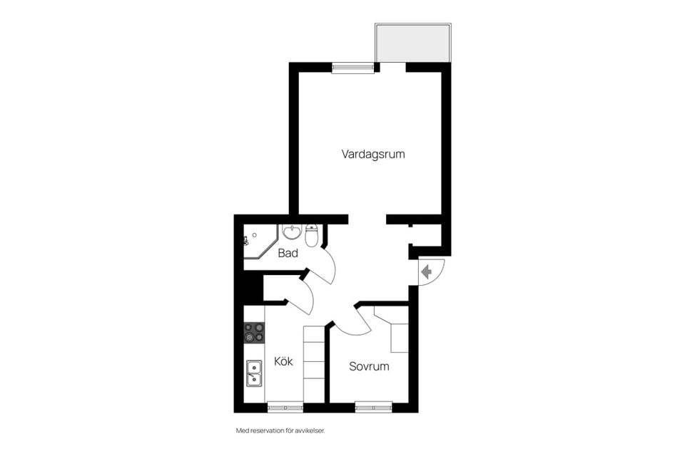 Bostadsrätt, Sankt Olofsgatan 6A, Sankt Ilian, Enköping