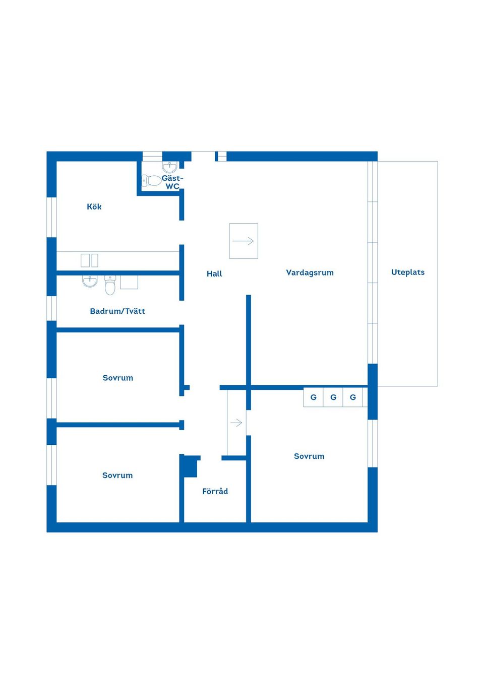 Radhus, Norlundagatan 26, Ingsberg, Nässjö