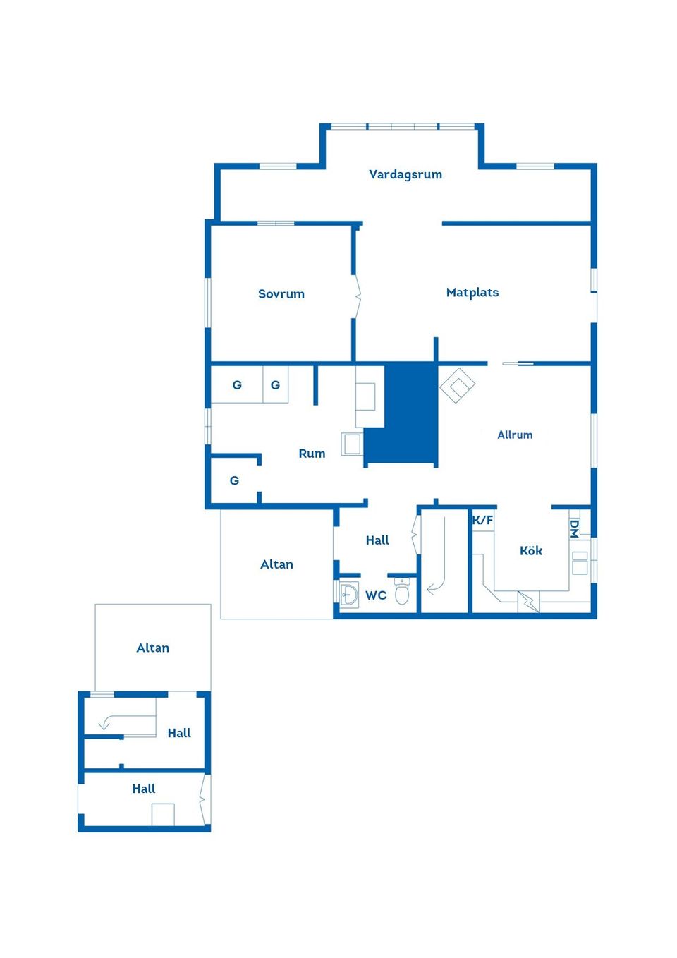 Villa, Perslundavägen 15, Ockelbo