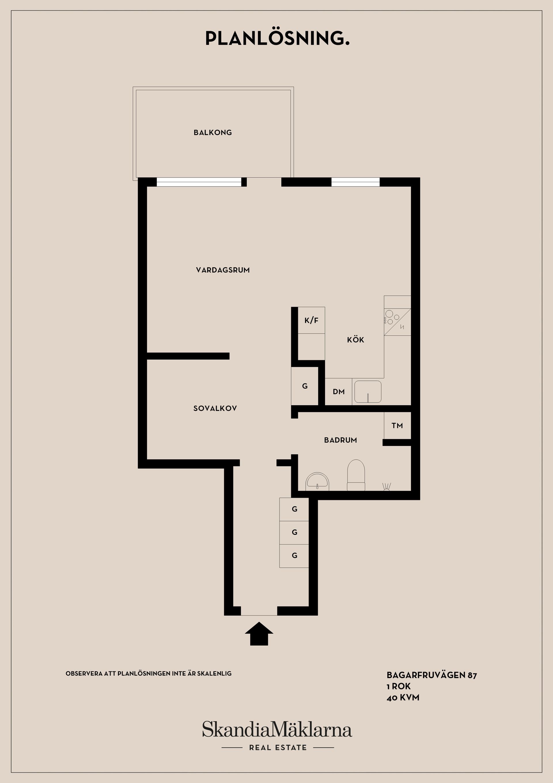 Bostadsrätt, Bagarfruvägen 87, Sköndal, Stockholm