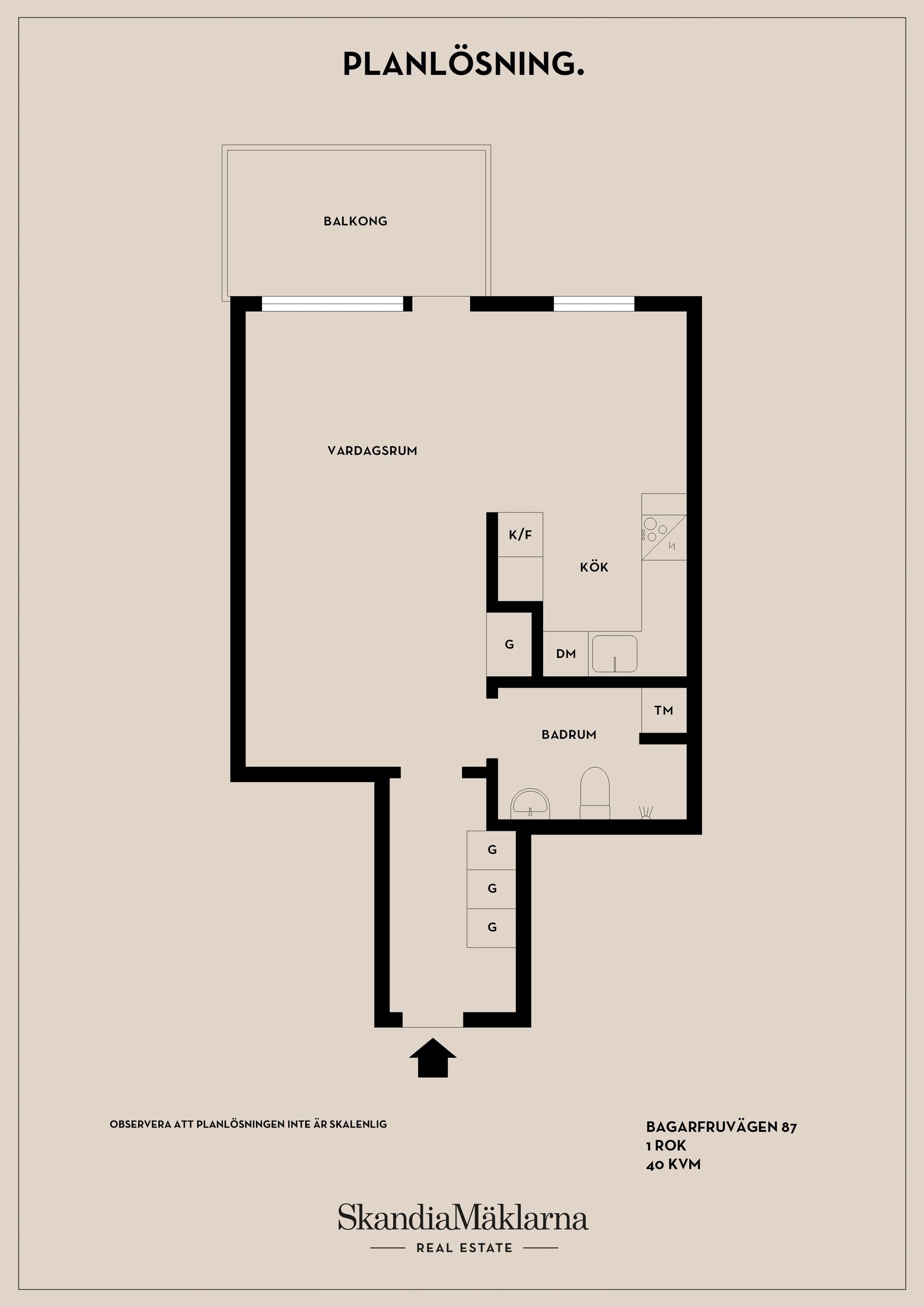 Bostadsrätt, Bagarfruvägen 87, Sköndal, Stockholm